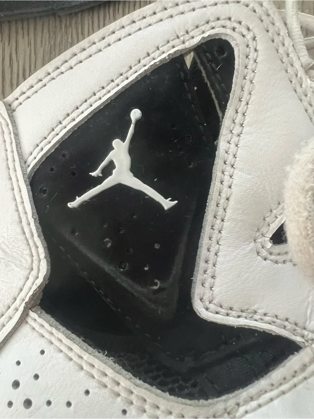 Jordan  Mens Black and White High-Top Basketball Sneakers